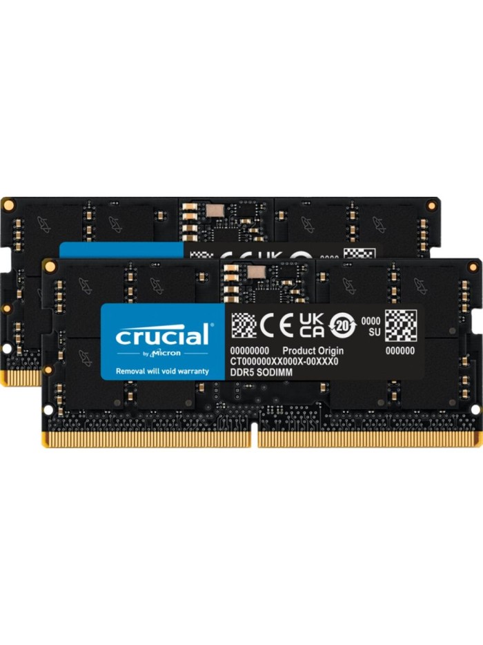Memoria ram ddr5 32gb crucial - sodimm - 4800 mhz - pc5 38400 cl40 Memoria ram ddr5 32gb crucial - sodimm - 4800 mhz - pc5 38400 cl40