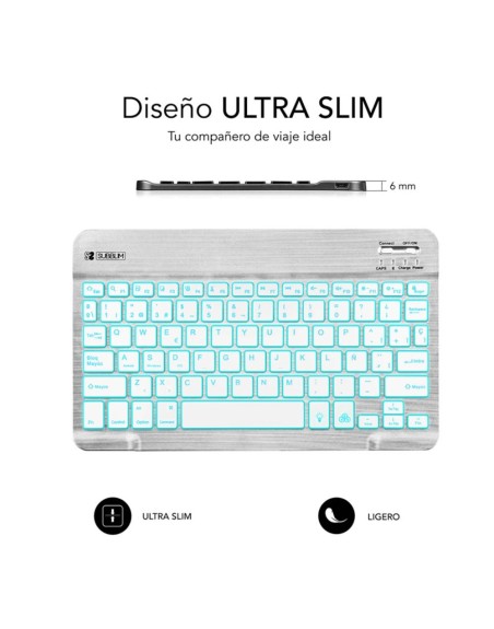 Teclado tablet subblim sub - kbt - smbl30 inalambrico