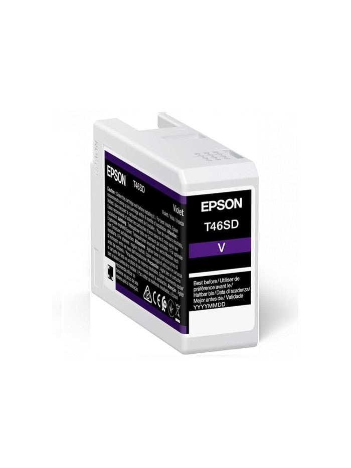 Cartucho tinta epson violeta t46sd ultrachrome pro 10 ink 25ml sc - p700 Cartucho tinta epson violeta t46sd ultrachrome pro 10 ink 25ml sc - p700