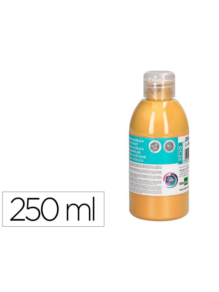 Pintura acrilica liderpapel bote de 250 ml carne Pintura acrilica liderpapel bote de 250 ml carne