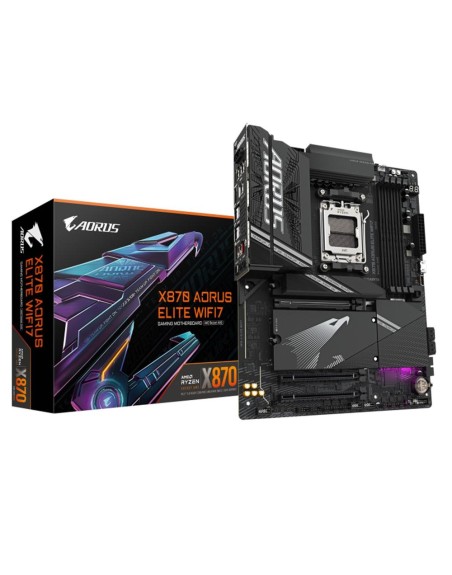 Placa base gigabyte x870 aorus elite wifi7 am5 atx - 4x ddr5