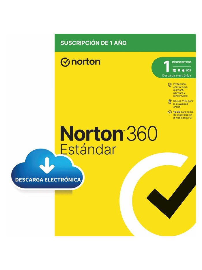 Antivirus norton 360 standard 10gb español 1 usuario 1 dispositivo 1 año esd electronica drmkey gum Antivirus norton 360 standard 10gb español 1 usuario 1 dispositivo 1 año esd electronica drmkey gum