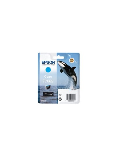 Cartucho tinta epson t760240 cian supercolor p600 - sc - p600 - orca
