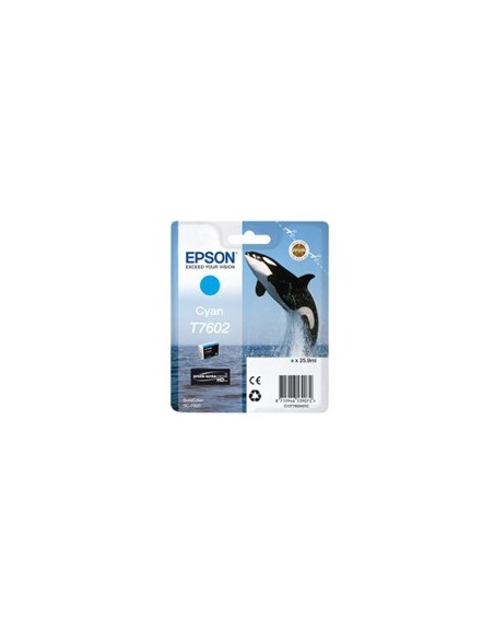 Cartucho tinta epson t760240 cian supercolor p600 - sc - p600 - orca