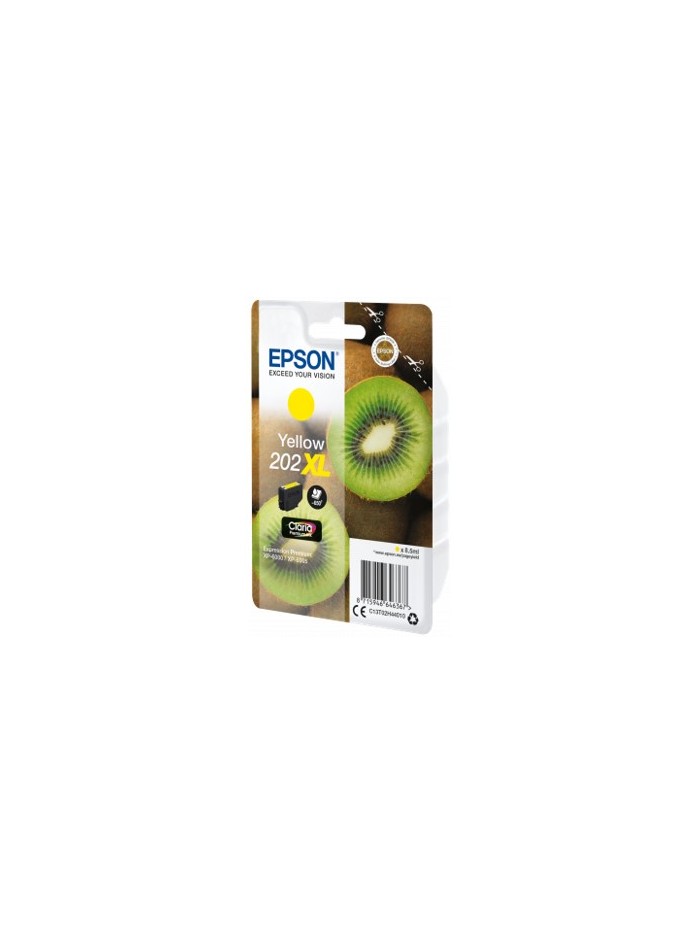 Cartucho tinta epson c13t02h44010 singlepack amarillo 202xl claria premium ink xp - 6000 - xp - 6005 kiwi Cartucho tinta epson c13t02h44010 singlepack amarillo 202xl claria premium ink xp - 6000 - xp - 6005 kiwi
