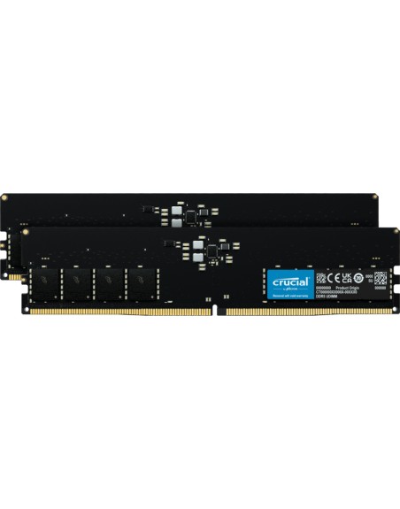 Memoria ram ddr5 64gb 2x32gb crucial - dimm - 5600 mhz - pc5 44800 - cl46