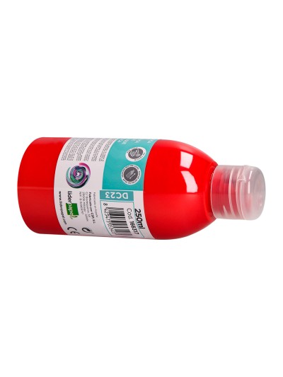 Pintura acrilica liderpapel bote de 250 ml rojo