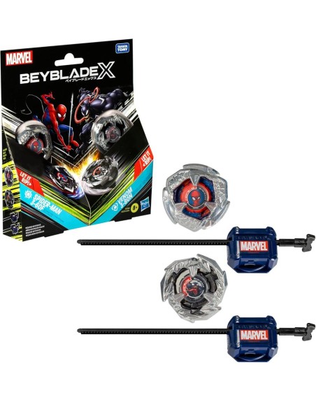 Juego beyblade x spider - man 3 - 60f vs. venom 3 - 80n