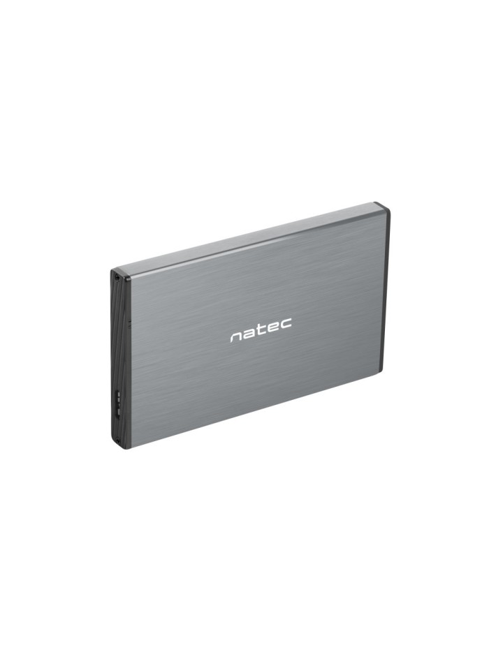 Caja externa natec rhino go disco duro 25 pulgadas pulgadas usb 3.0 sata gris Caja externa natec rhino go disco duro 25 pulgadas pulgadas usb 3.0 sata gris
