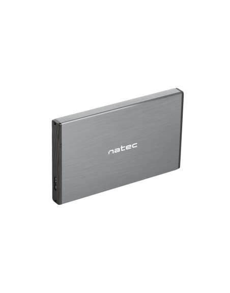 Caja externa natec rhino go disco duro 25 pulgadas pulgadas usb 3.0 sata gris