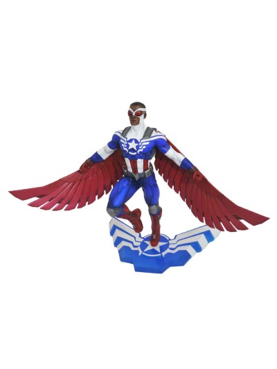 Figura diamond collection marvel falcon & the winter soldier sam wilson capitan america figura 25 cm marvel gallery