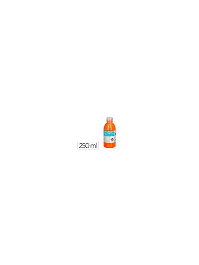 Pintura acrilica liderpapel bote de 250 ml naranja