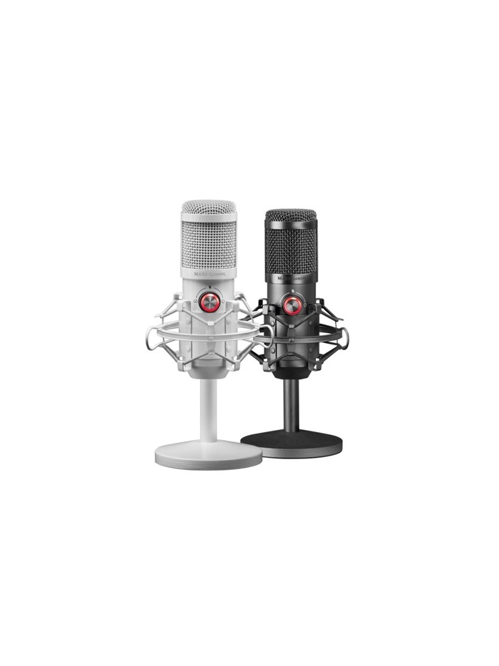 Microfono mars gaming pro studio white Microfono mars gaming pro studio white