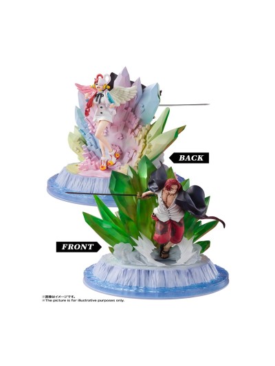Figura tamashii nations figuarts zero one piece extra battle red shanks & uta