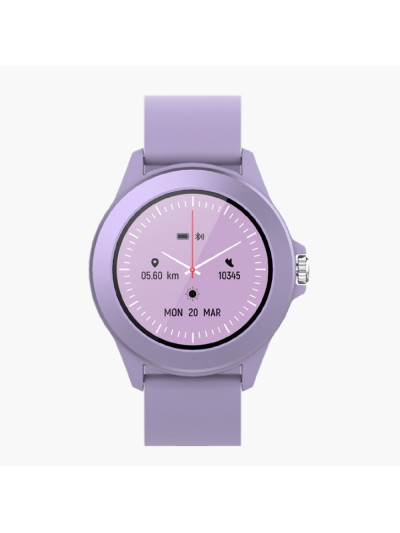 Reloj smartwatch forever colorum cw - 300 color morado