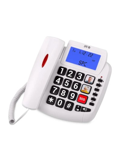 Telefono fijo spc confort volume 2 blanco