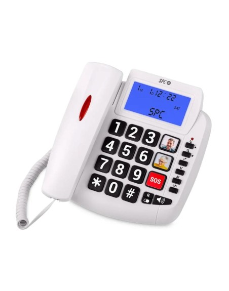 Telefono fijo spc confort volume 2 blanco