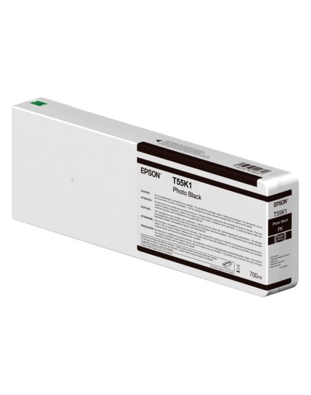 Cartucho tinta epson t55k100 ultrachrome hdx - hd photo black 700ml