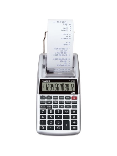 Calculadora canon impresion portatil p1 - dtsc ii hwb 12 digitos