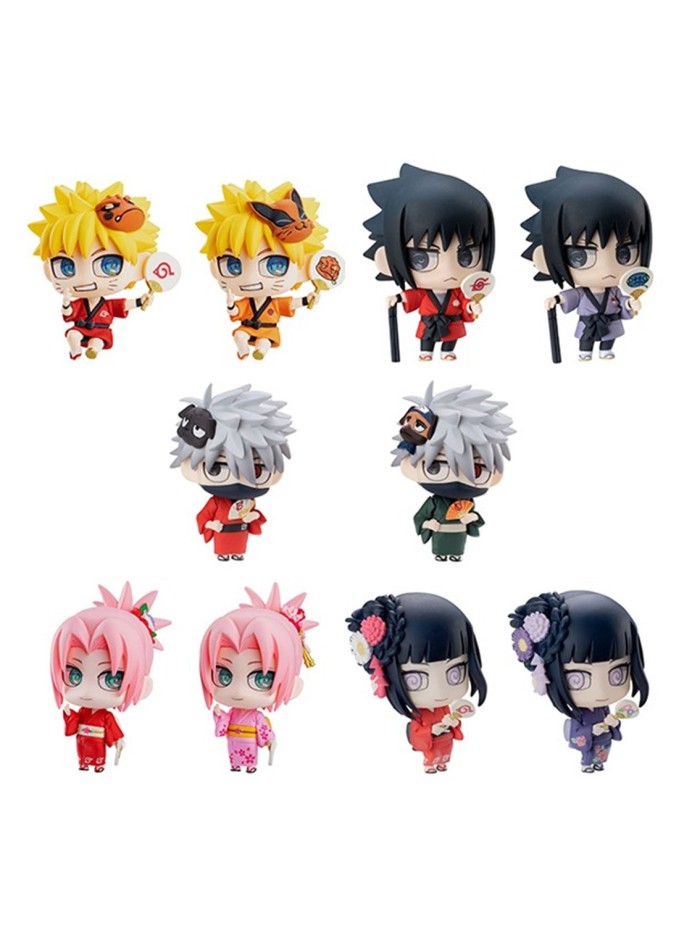 Set figuras megahouse naruto shippuden petit chara land 10th anniversary Set figuras megahouse naruto shippuden petit chara land 10th anniversary