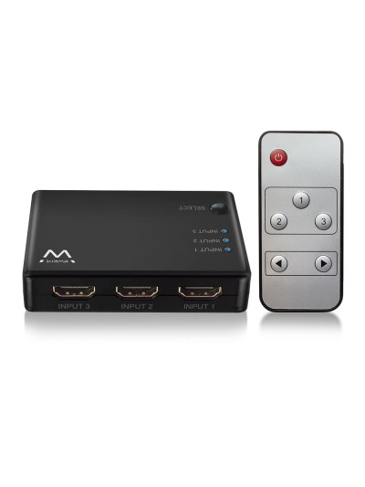 Switch hdmi ewent ew3730 4k 3 x 1