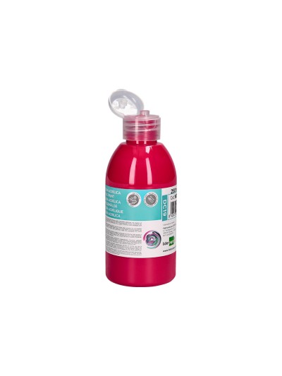 Pintura acrilica liderpapel bote de 250 ml magenta