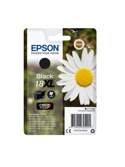 Cartucho tinta epson t181140 xl negro alta capacidad xp - 102 - 205 - 305 - 405 - 30 - margarita