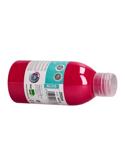 Pintura acrilica liderpapel bote de 250 ml magenta