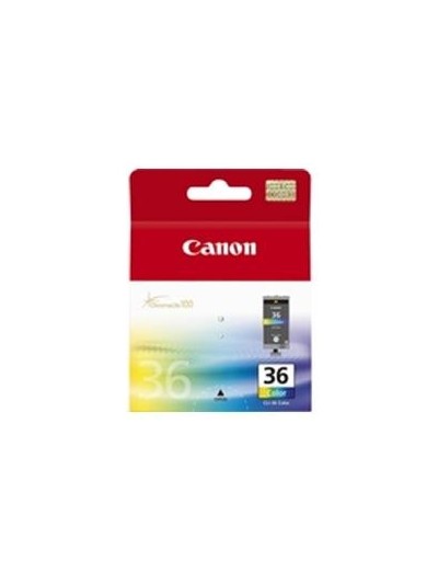 Cartucho tinta canon cli 36 cian - magenta - amarillo pixma mini 260 - ip100