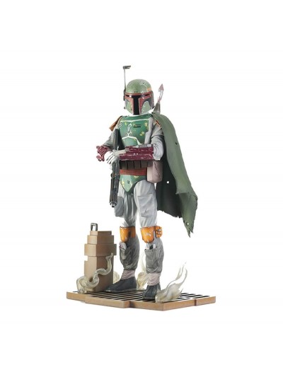 Figura diamond select toys star wars milestones return of the jedi boba fett escala 1 - 6 edicion limitada