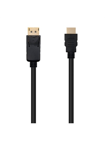 Cable displayport a hdmi nanocable 2m - macho - macho