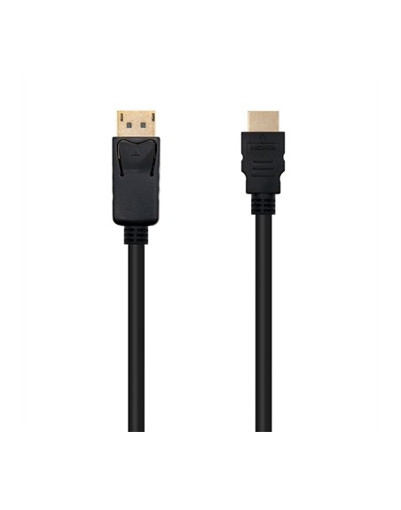 Cable displayport a hdmi nanocable 2m - macho - macho