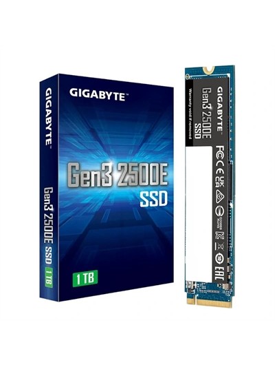 Disco duro interno solido hd m2 gigabyte 2500e 1tb nvme 1.3