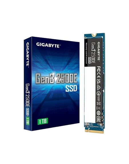 Disco duro interno solido hd m2 gigabyte 2500e 1tb nvme 1.3