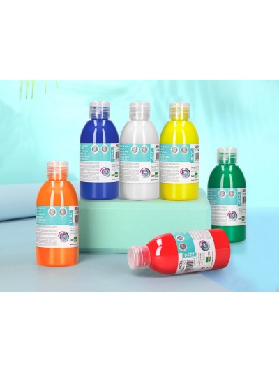 Pintura acrilica liderpapel bote de 250 ml cian