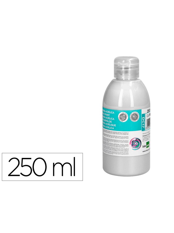 Pintura acrilica liderpapel bote de 250 ml blanco Pintura acrilica liderpapel bote de 250 ml blanco