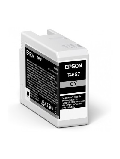 Epson singlepack gray t46s7 ultrachrome pro 10 ink 25ml sc - p700