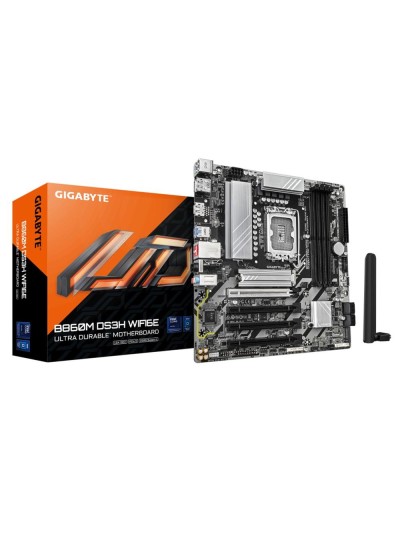 Placa base gigabyte b860m ds3h wifi6e matx - 4x ddr5 - lga1851