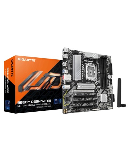 Placa base gigabyte b860m ds3h wifi6e matx - 4x ddr5 - lga1851