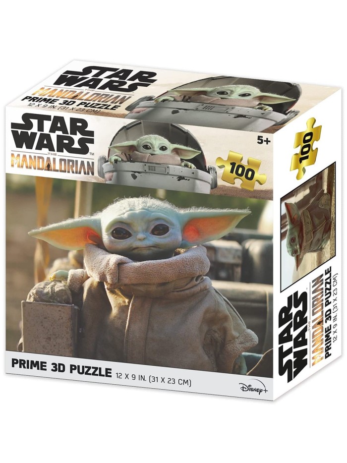 Puzle lenticular prime 3d 100 piezas the mandalorian grogu Puzle lenticular prime 3d 100 piezas the mandalorian grogu