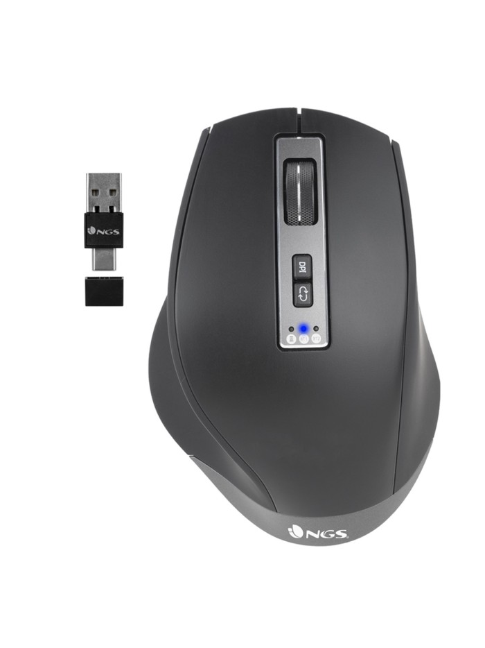 Raton multidispositivo inalambrico recargable ngs blur - rb Raton multidispositivo inalambrico recargable ngs blur - rb