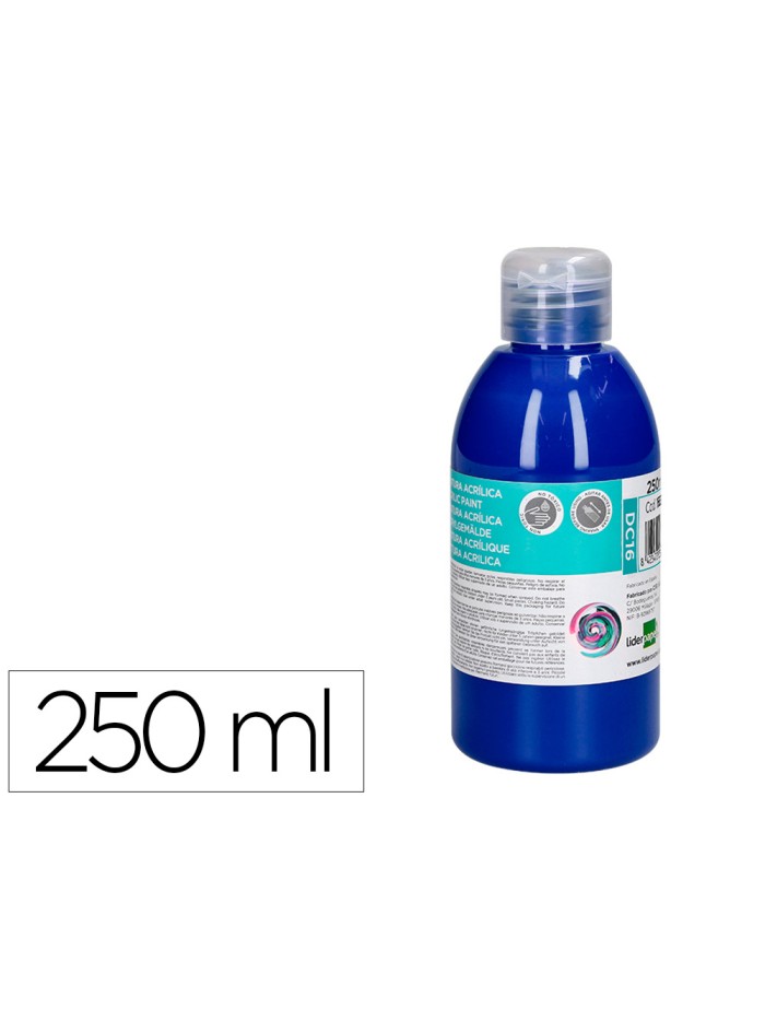 Pintura acrilica liderpapel bote de 250 ml azul ultramar Pintura acrilica liderpapel bote de 250 ml azul ultramar