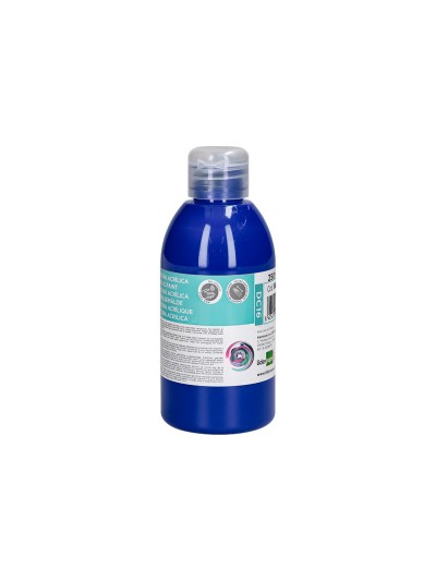 Pintura acrilica liderpapel bote de 250 ml azul ultramar