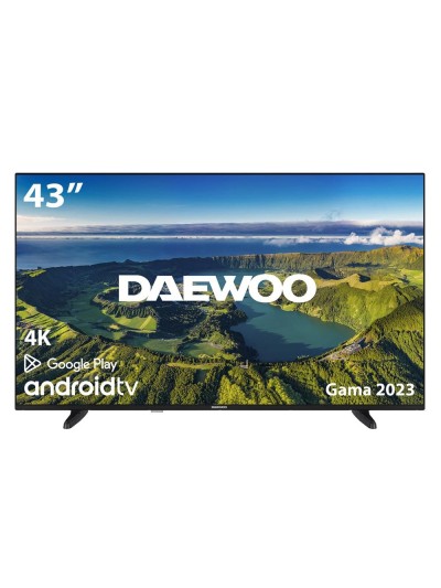 Tv daewoo 43 pulgadas led 4k uhd - 43dm72ua - android smart tv