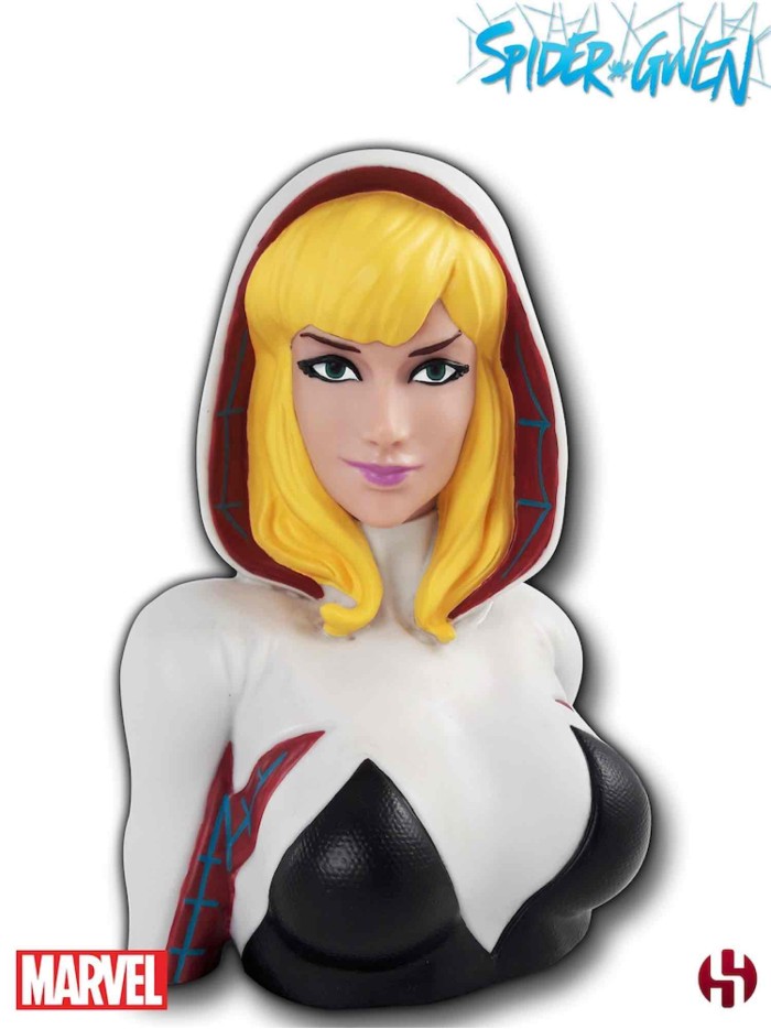 Figura hucha semic studios marvel spiderman spider - gwen deluxe Figura hucha semic studios marvel spiderman spider - gwen deluxe