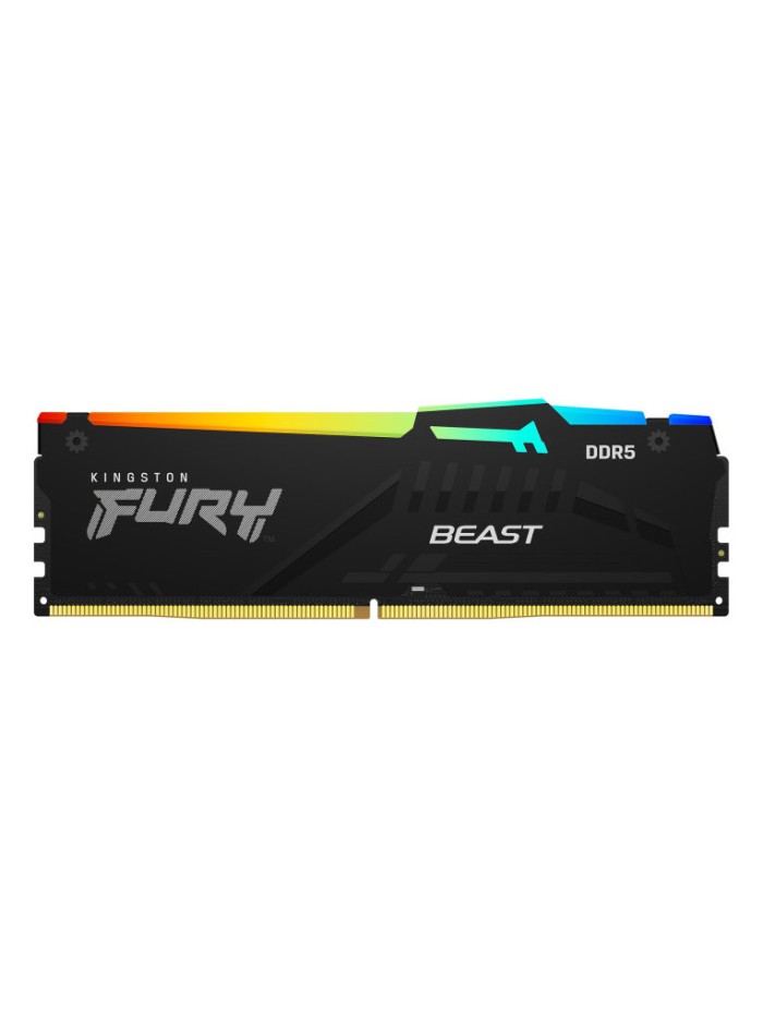 Memoria ram ddr5 32gb kingston - 5200mhz - pc5 41600 - fury beast rgb - cl40 - 1.25v Memoria ram ddr5 32gb kingston - 5200mhz - pc5 41600 - fury beast rgb - cl40 - 1.25v