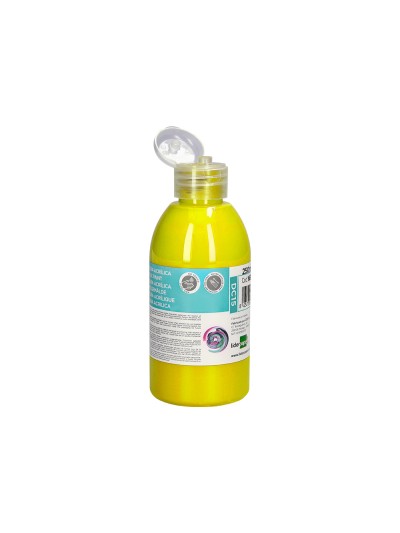 Pintura acrilica liderpapel bote de 250 ml amarillo