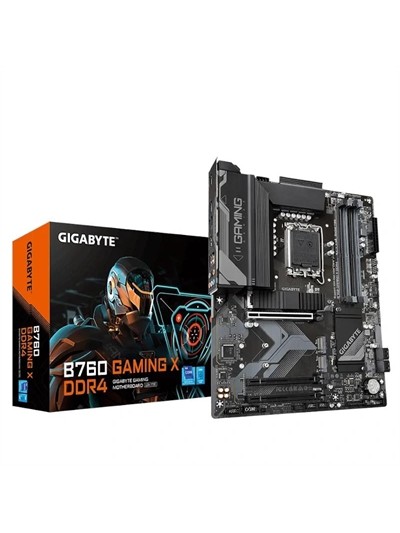 Placa base gigabyte b760 gaming x ddr4 atx - 4x ddr4 - 4x sata3 - 3x usb 3.2 - 1x usb tipo c - 5x usb 2.0