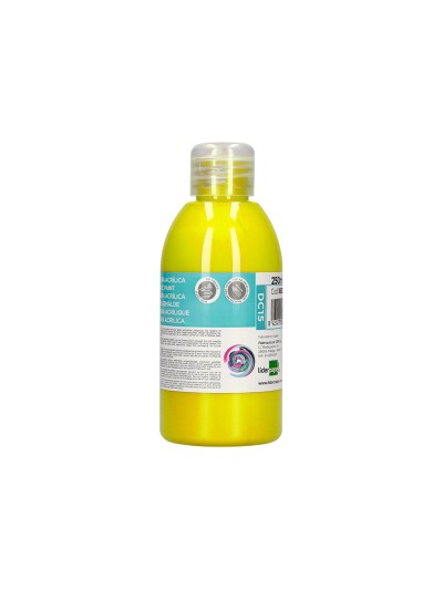 Pintura acrilica liderpapel bote de 250 ml amarillo
