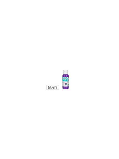 Pintura acrilica liderpapel bote de 80 ml violeta